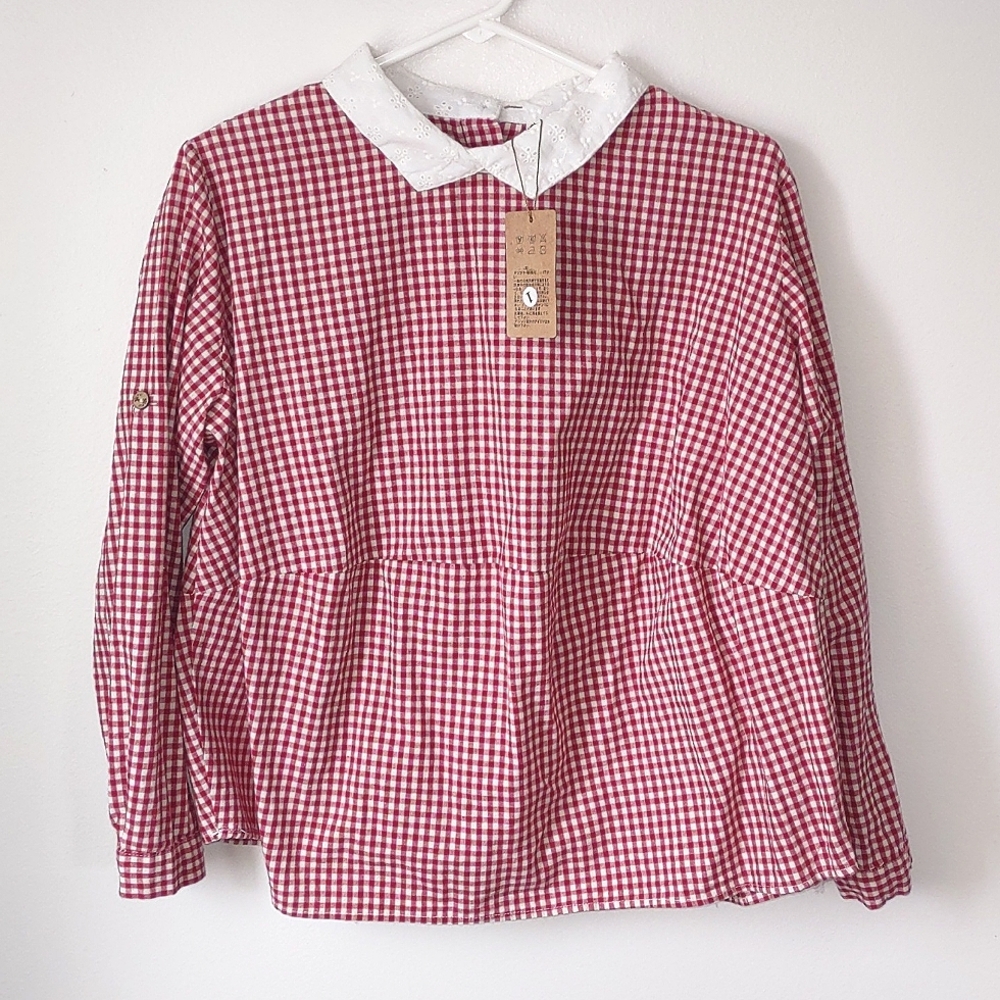 NWT York Girl Women's Medium Blouse
